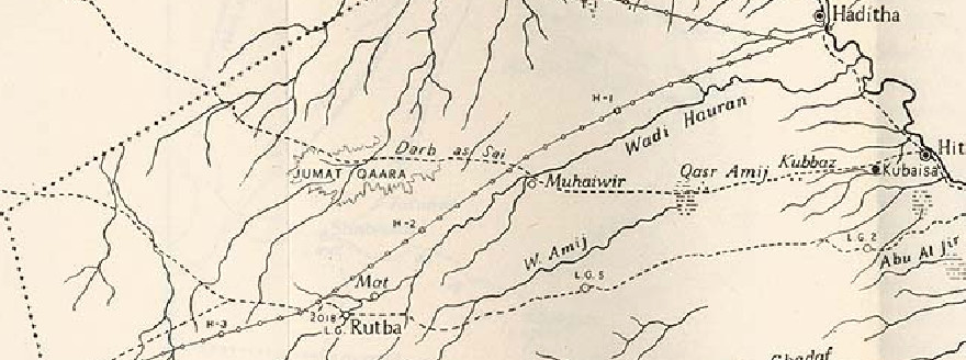 1944 Naval Intelligence western Iraq detail